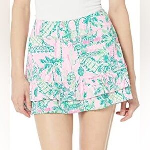 Lily Pulitzer Green Tennis Skirt